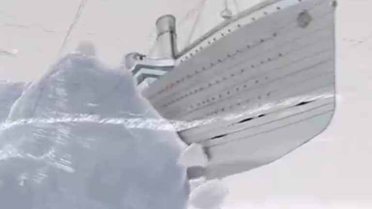 Animação mostra como o Titanic realmente afundou