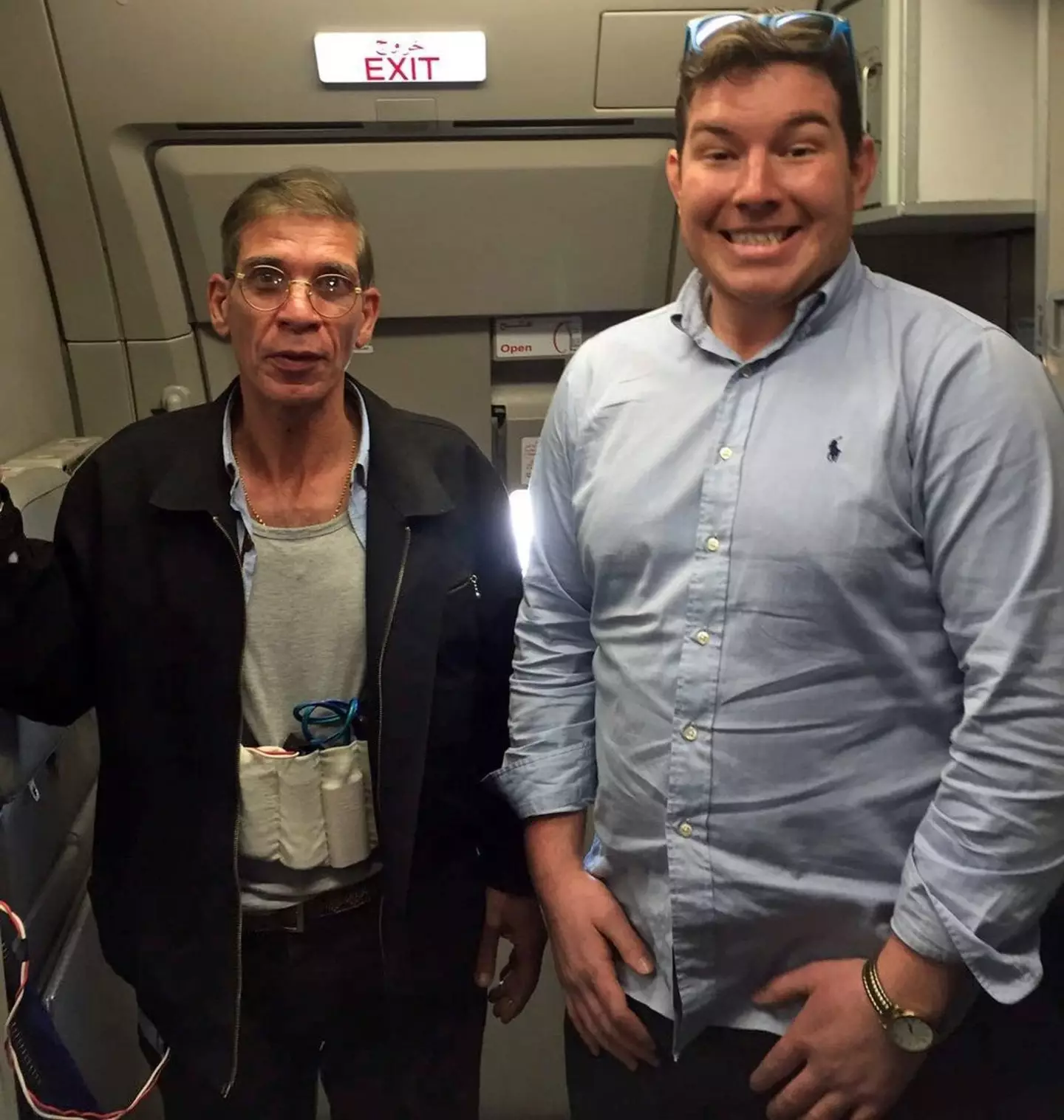 Homem pediu selfie com sequestrador de avião