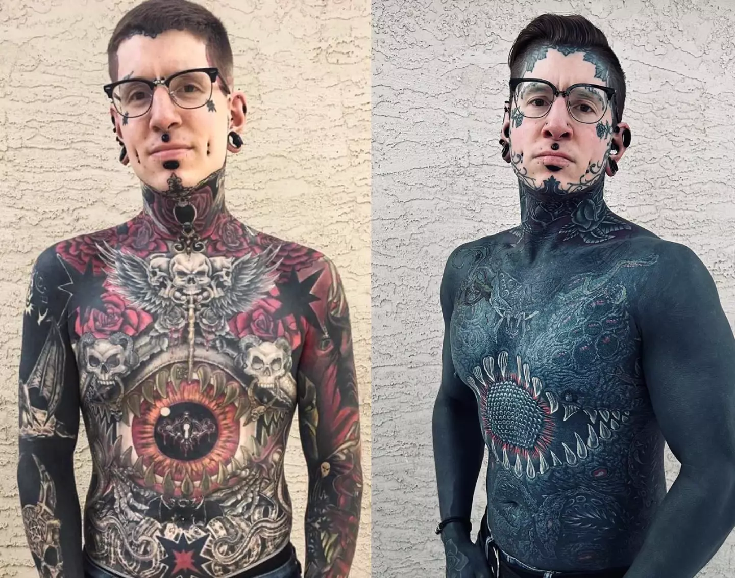 Homem que gastou quase R$ 500 mil tatuando seu corpo diz onde doeu mais