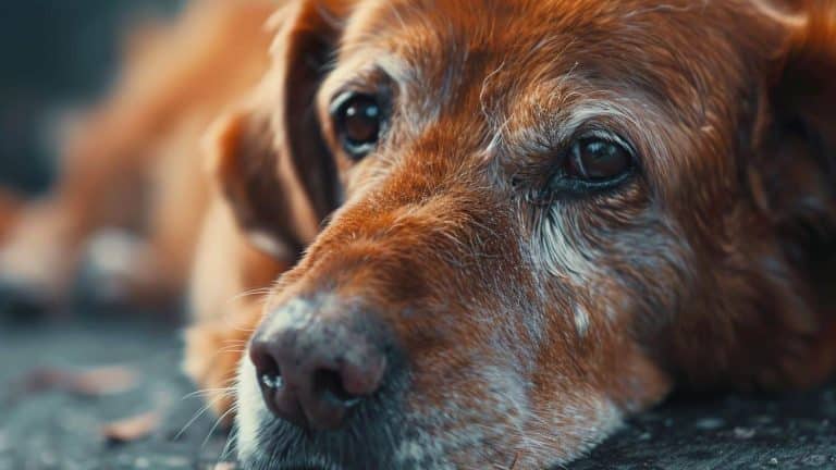 Os sinais comoventes de que seu cão está perto da morte