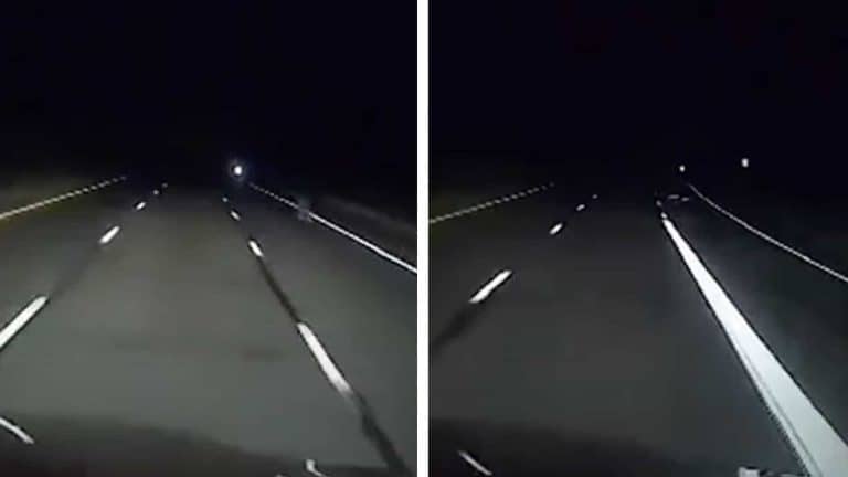 Caminhoneiro flagra "fantasma" em rodovia do Arizona