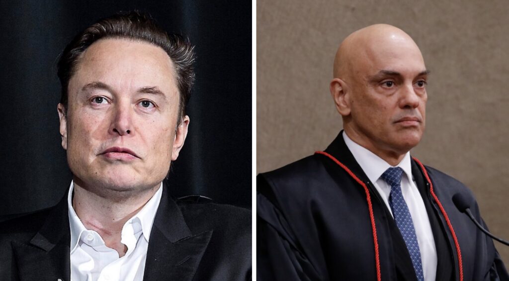 Elon Musk desafia Alexandre de Moraes e diz que X (ex-Twitter) poderá ser fechado no Brasil