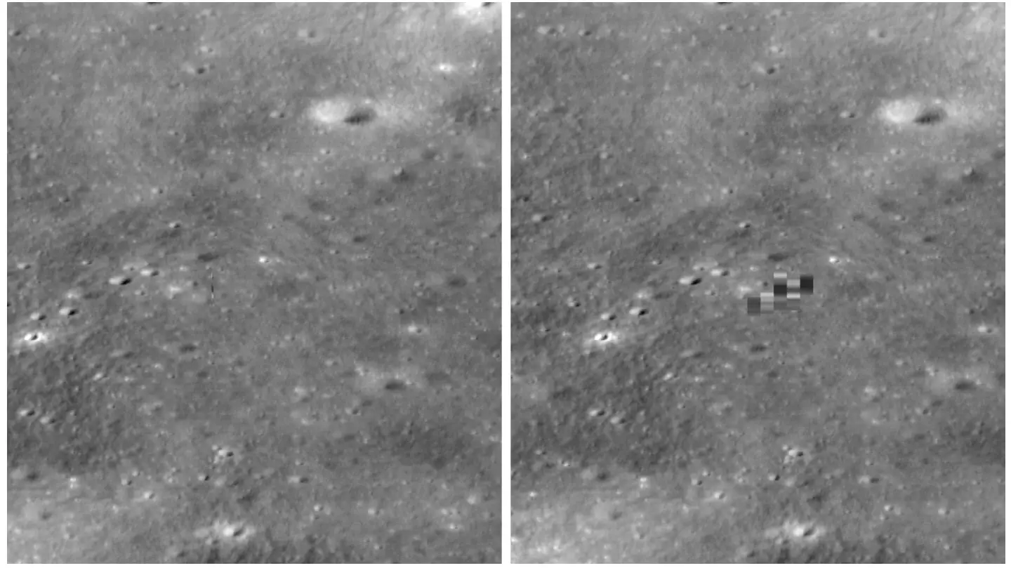 NASA captura imagens misteriosas de objeto orbitando a Lua