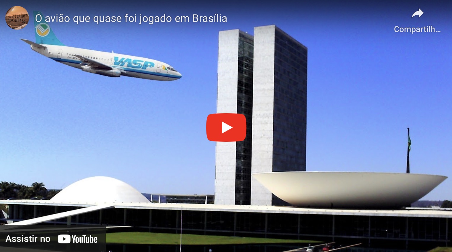 O avião que quase foi jogado em Brasília