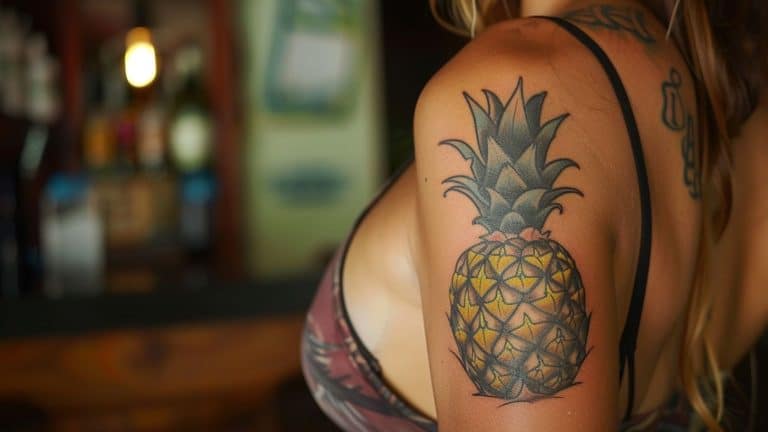 Tatuagem de abacaxi