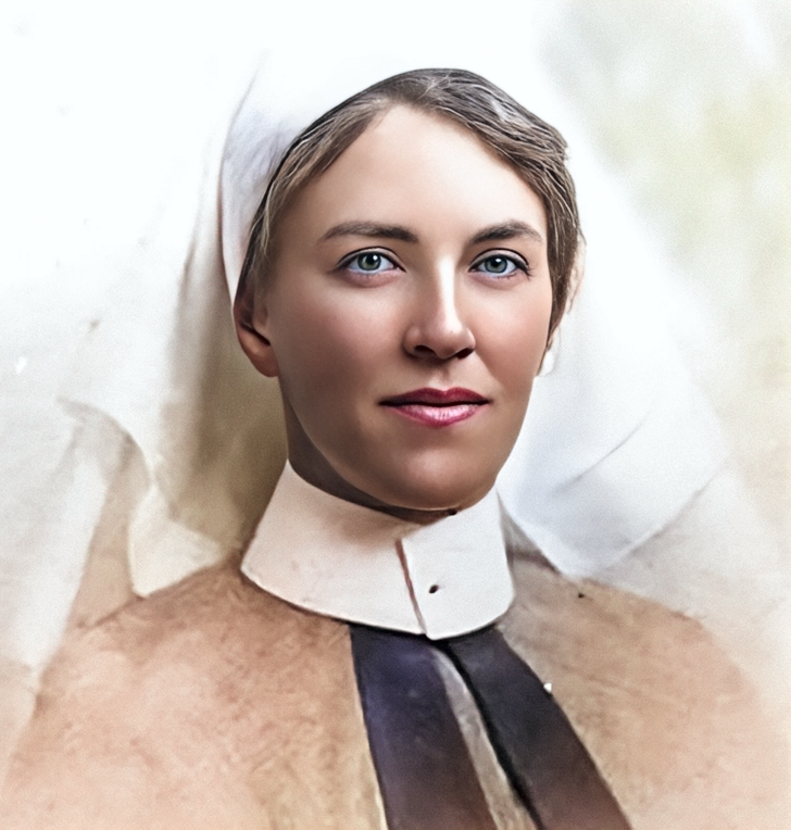 Mary Ann Bevan antes da doença