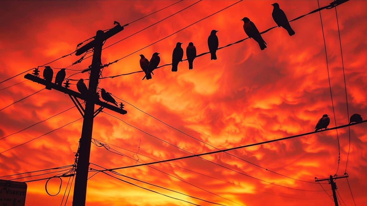Por que os pássaros não tomam choque nos fios de energia?