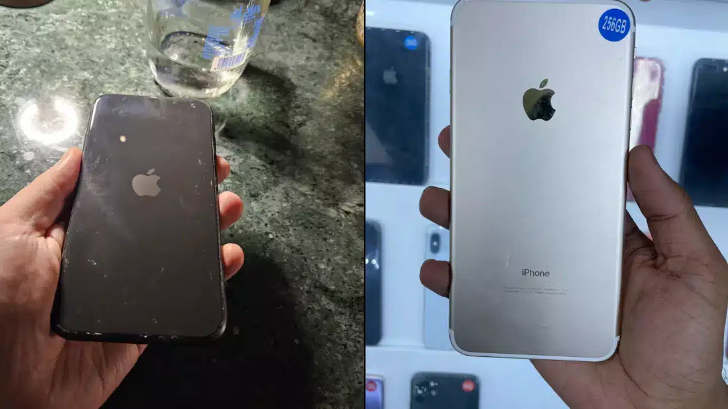 Homem ganha novo iPhone sem câmera na parte traseira e há uma razão interessante por trás disso