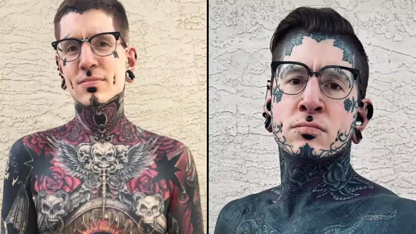 Homem que gastou mais de R$ 600 mil em tatuagens deixa seguidores perplexos com a transformação