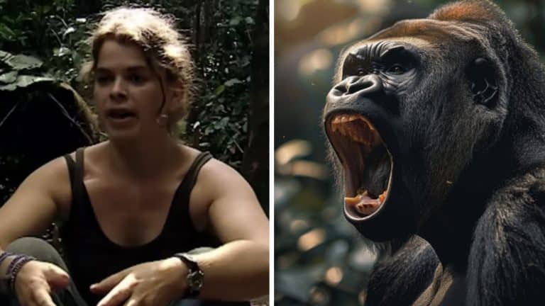 Mulher que se viu sendo 'comida viva' por chimpanzé agora é uma 'Encantadora de Gorilas'