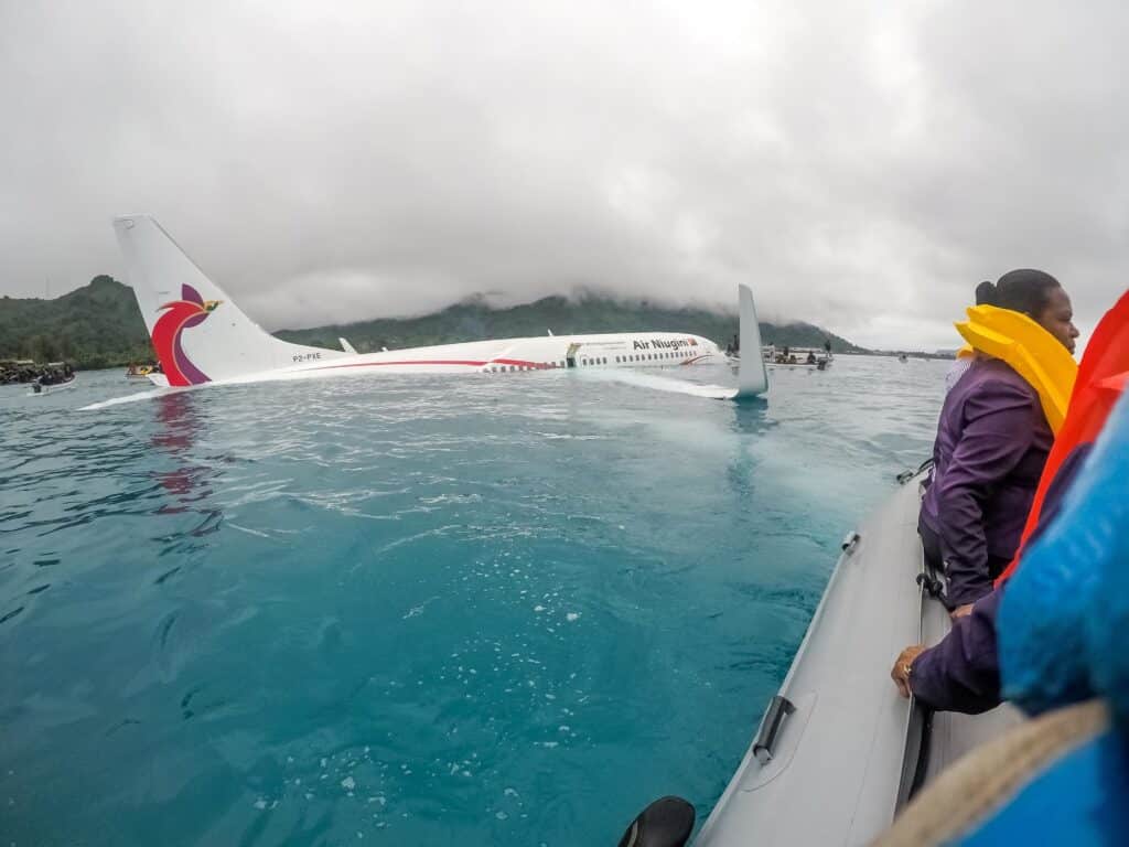 Vídeo revela momentos finais de voo da Air Niugini