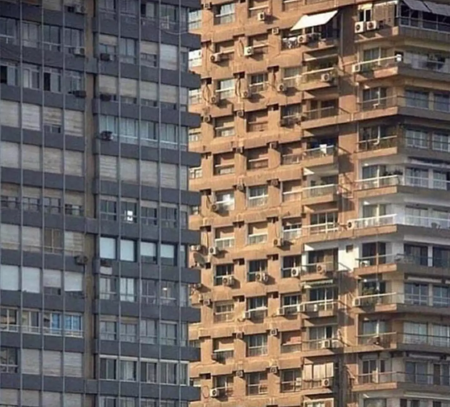 Você tem olhos muito bons se conseguir descobrir qual prédio está mais próximo nessa foto viral