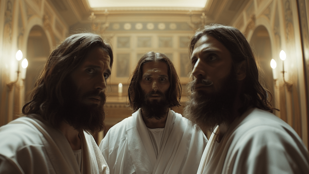 3 pessoas que acreditavam ser Jesus foram reunidas para uma experiência muito antiética
