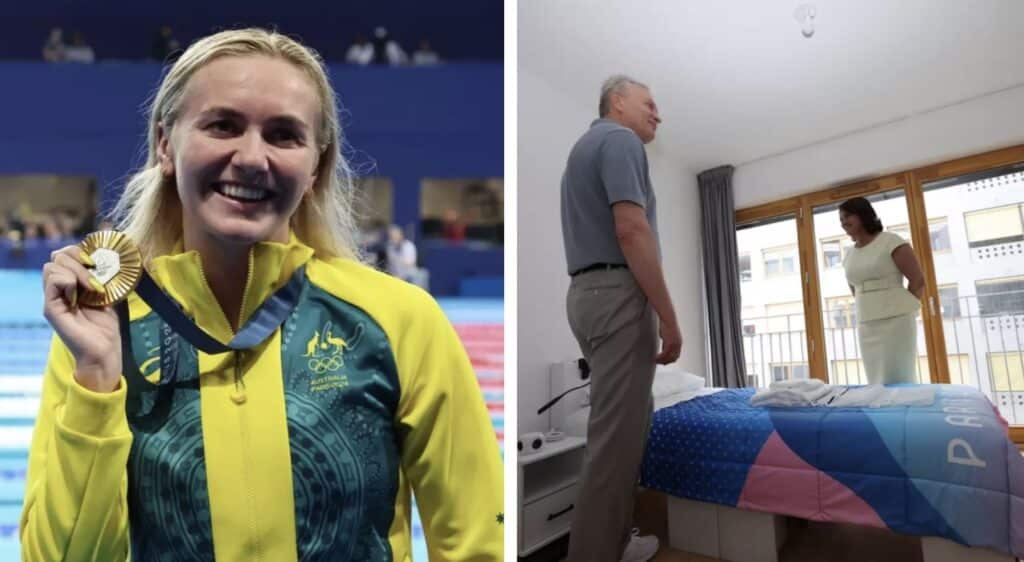 Ariarne Titmus critica condições na Vila Olímpica após ouro nos 400m livre