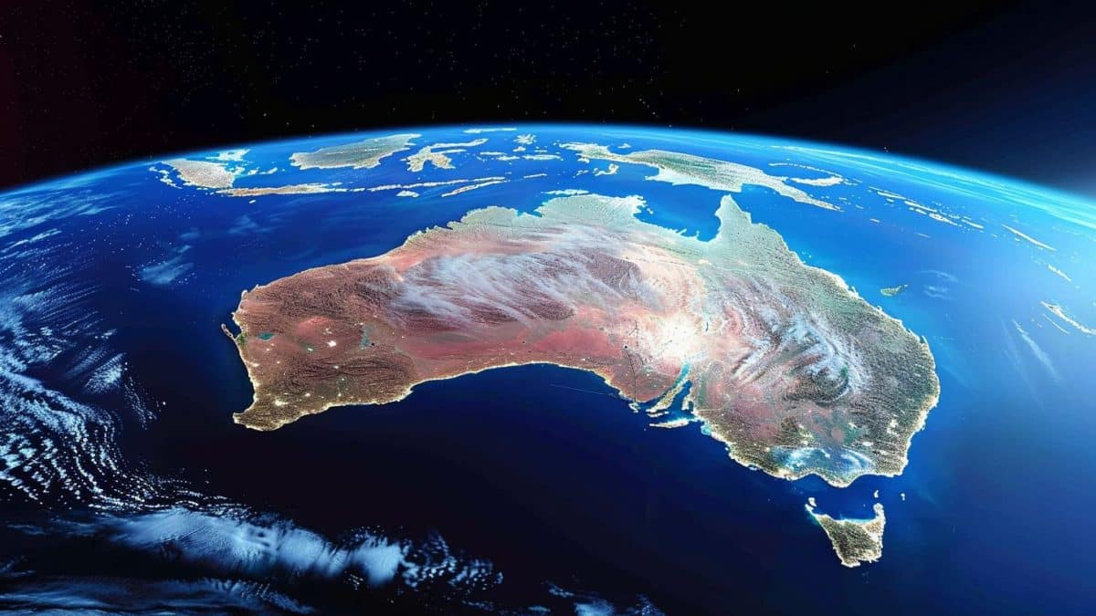 Cientistas intrigados com enorme estrutura sob a Austrália