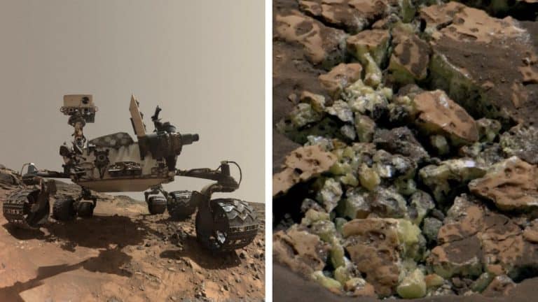 Curiosity, da NASA, encontra enxofre puro em rochas marcianas