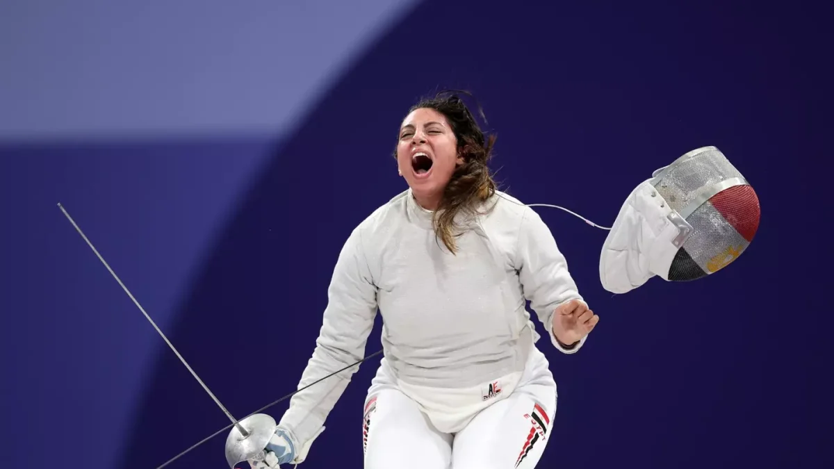 Esgrimista grávida compete nas Olimpíadas de Paris 2024