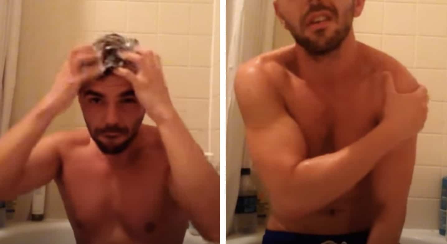 Homem capturou o momento exato em que sofreu ataque cardíaco em imagens chocantes