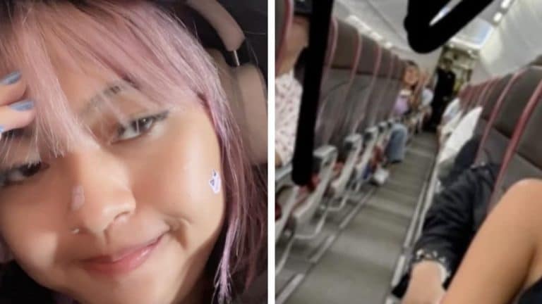 Mulher encontra chefe em avião após dar desculpa de estar doente