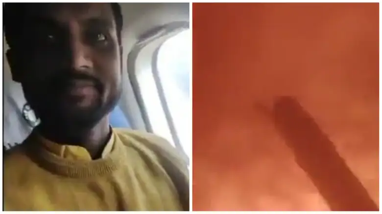 Vídeo mostra transmissão de homem pouco antes de avião cair e 72 pessoas morrerem