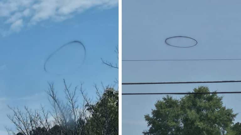 Anel preto misterioso aparece no céu e intriga moradores