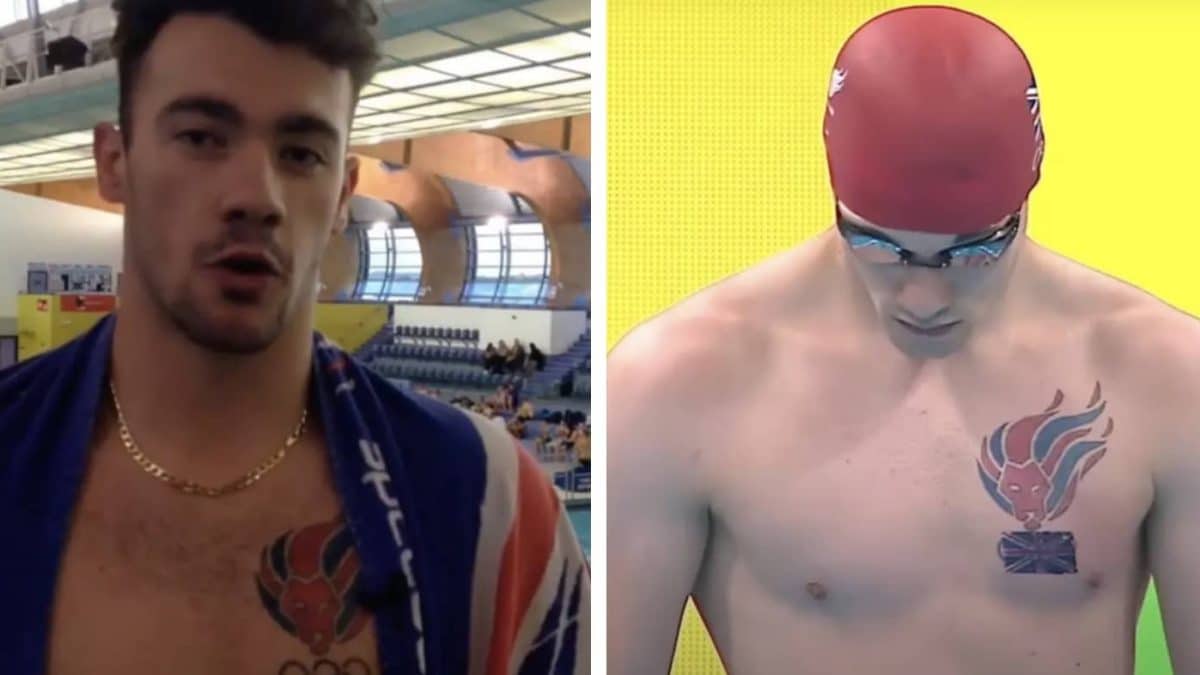 Atleta britânico teve que cobrir a tatuagem dos anéis olímpicos nas Paralimpíadas após ser desclassificado por causa dela
