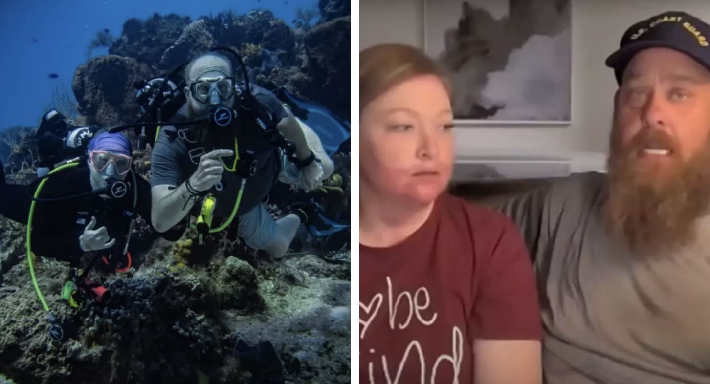 Casal que ficou à deriva no mar compartilha conversa emocionante que tiveram após perceberem que poderiam não sobreviver