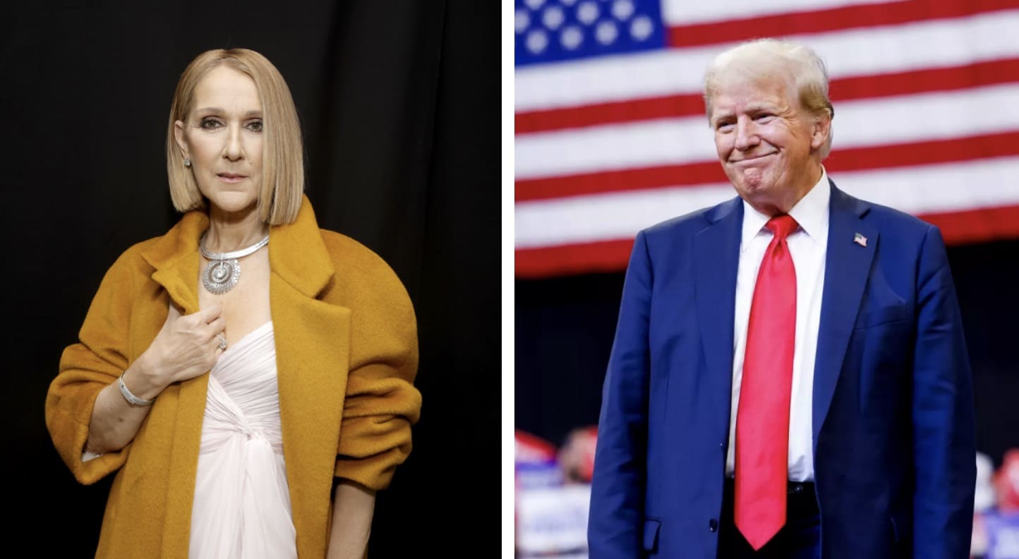 Celine Dion dá um aviso brutal a Donald Trump após ele usar a música dela em um comício