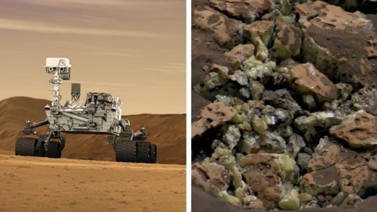 Curiosity Rover descobre campo de enxofre puro em Marte