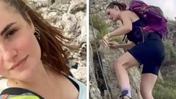 Homem acidentalmente capturou os momentos finais da namorada antes dela cair 100 metros durante caminhada