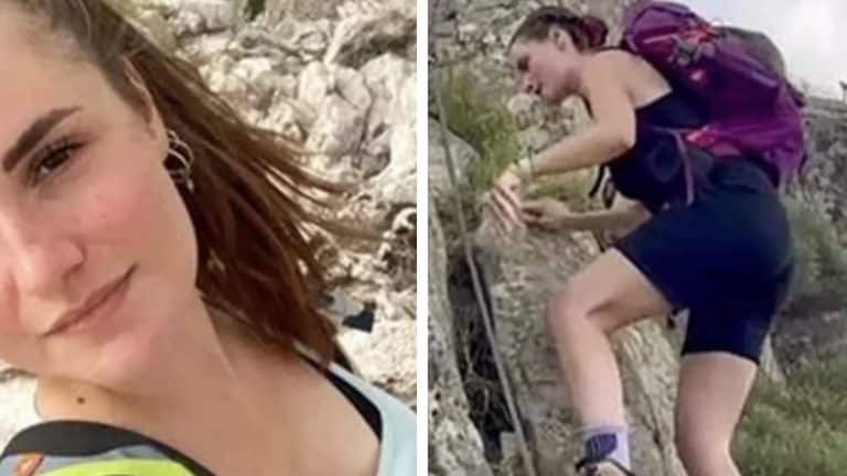 Homem acidentalmente capturou os momentos finais da namorada antes dela cair 100 metros durante caminhada
