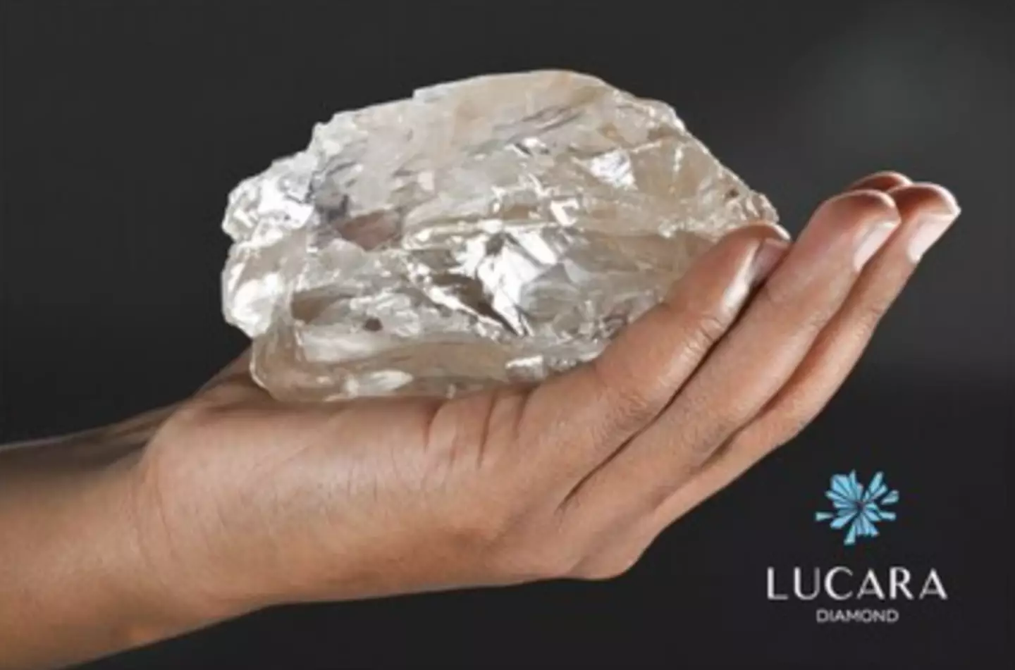 Acho que isso ainda é um punhado de diamantes. (Lucara Diamonds)