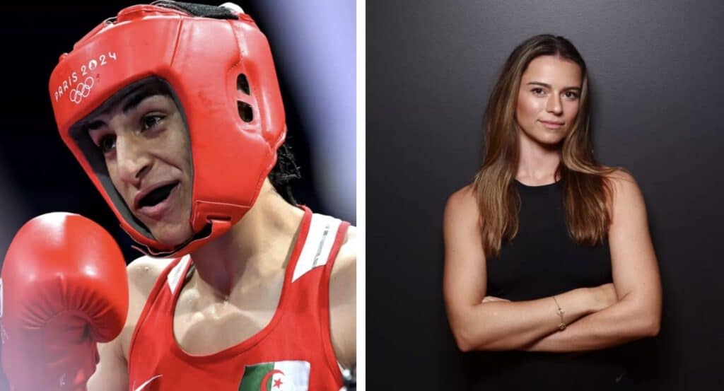 Imane Khelif vence Angela Carini em 46 segundos, reavivando debate sobre elegibilidade de gênero nas Olimpíadas. Skye Nicolson defende atletas.