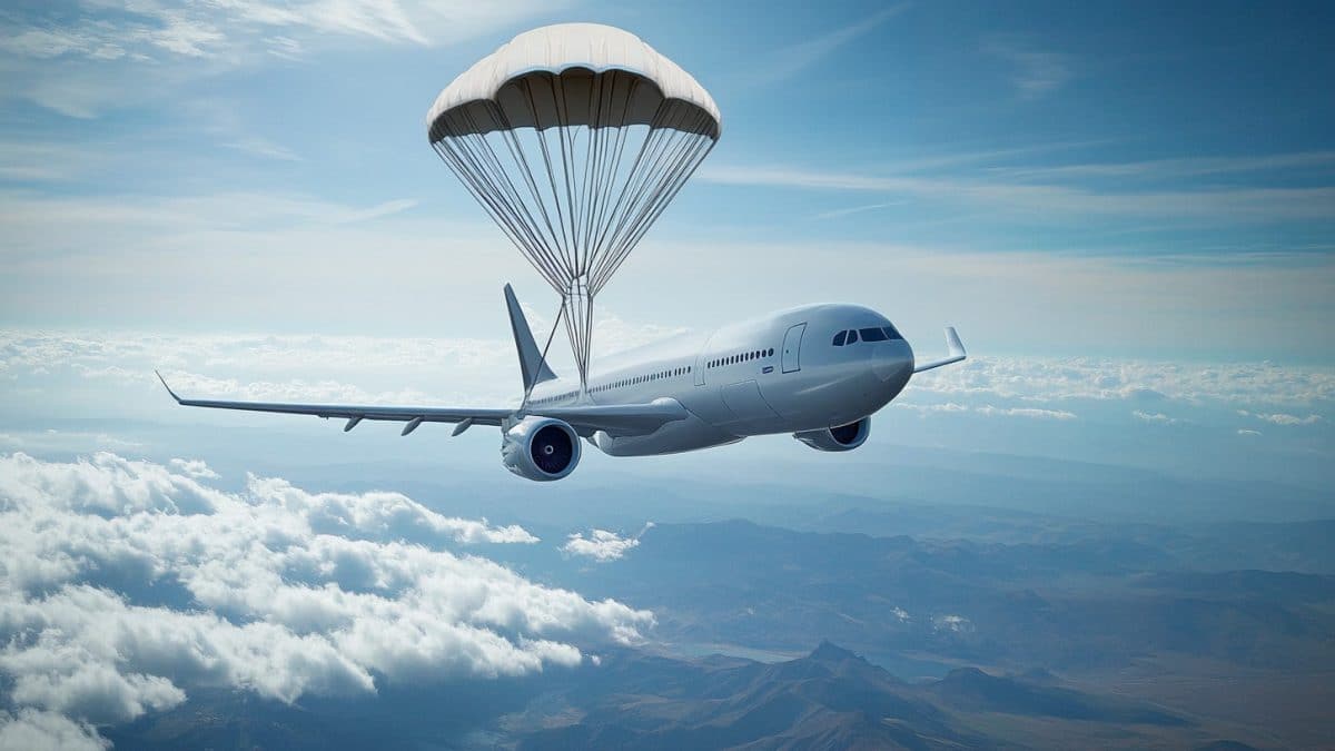 Por que os aviões não possuem um sistema de paraquedas?