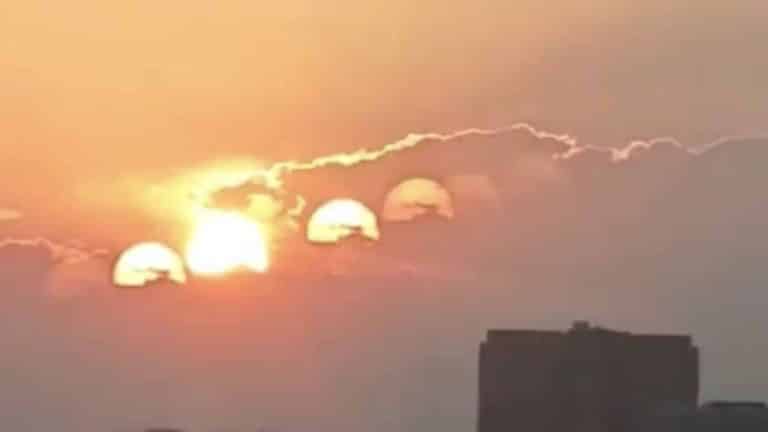 Vídeo revela '7 sois' no céu da China. Entenda