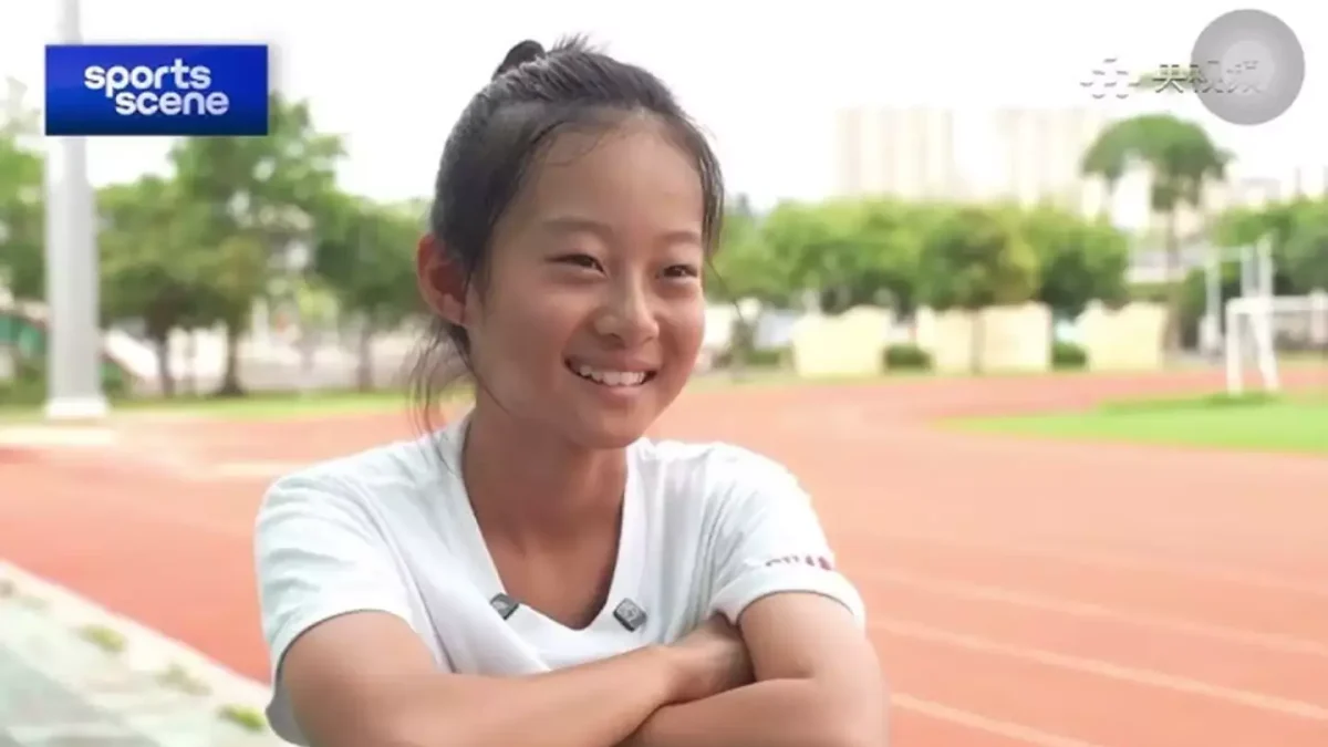 Zheng Haohao está competindo em suas primeiras Olimpíadas.