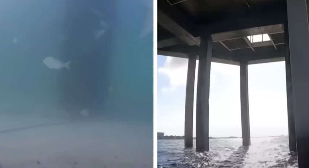 Homem deixa GoPro cair do 'píer mais perigoso do mundo' e descobre realidade assustadora do que está por baixo