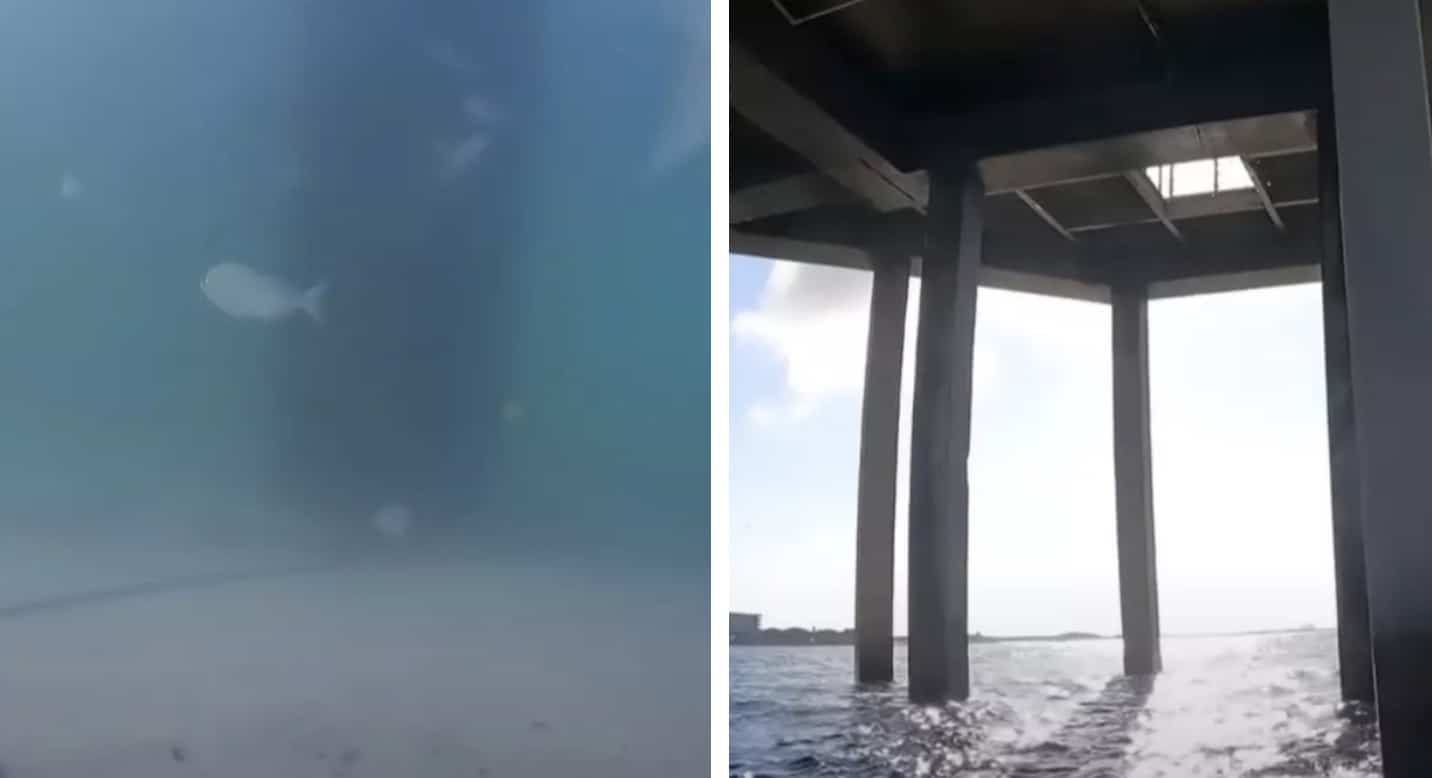 Homem deixa GoPro cair do ‘píer mais perigoso do mundo’ e descobre realidade assustadora do que está por baixo