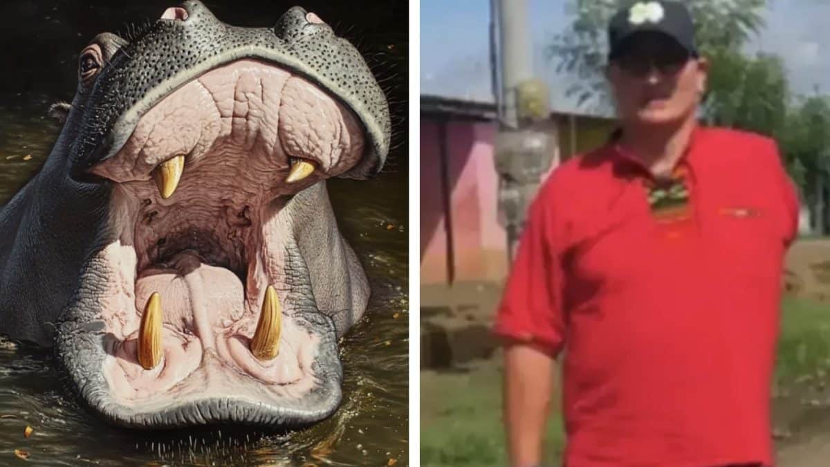 Homem dilacerado e engolido por hipopótamo três vezes relembra o momento em que tudo 'ficou escuro'