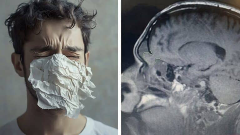 Homem que achava estar com nariz escorrendo, na verdade, tinha o 'cérebro vazando'