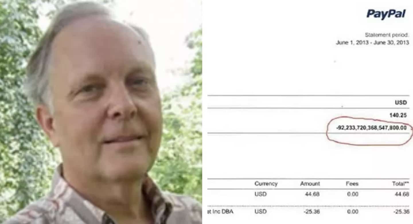Homem se tornou a pessoa mais rica do mundo por dois minutos com $92.233.720.368.547.800