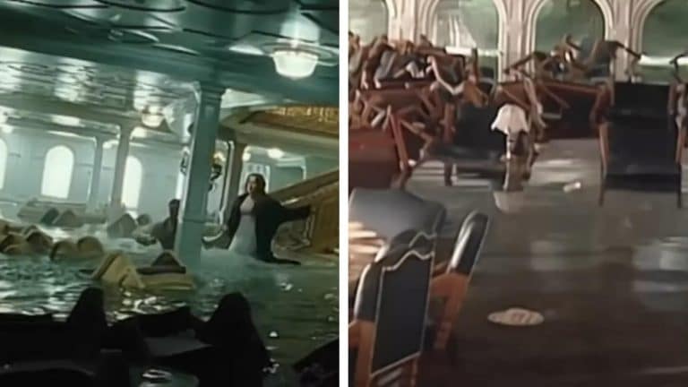 Pessoas ficam impressionadas ao descobrir como as cenas subaquáticas do navio em Titanic foram realmente filmadas.