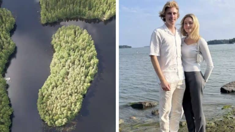 Um casal comprou uma ilha desabitada para morar porque era mais barato do que o valor de entrada de uma casa