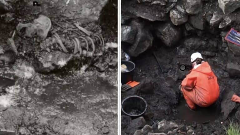 Esqueleto em poço é de homem de história de 800 anos