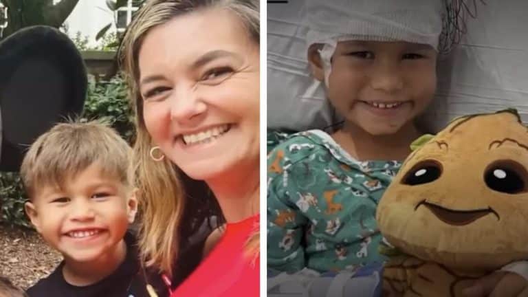 Momento devastador em que mãe é forçada a terminar passeio de montanha-russa ao lado do corpo inerte de seu filho após seu coração parar