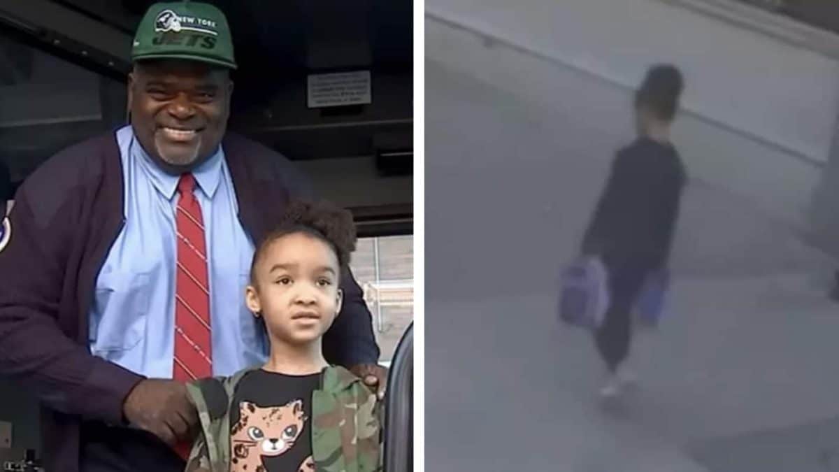 Motorista de ônibus 'herói' 'salvou a vida de uma menina de 5 anos' após perceber que algo estava errado enquanto ela andava sozinha pela estrada