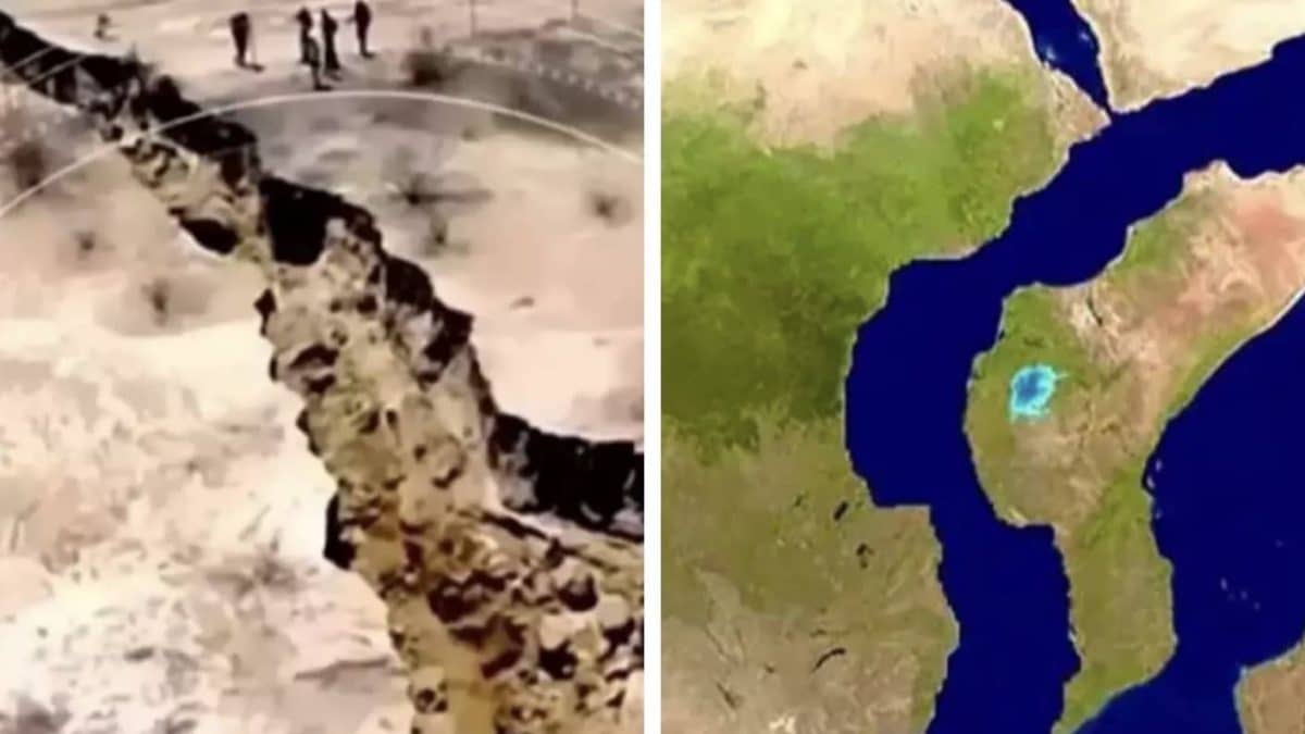 O sexto oceano da Terra é identificado emergindo em fenômeno geológico