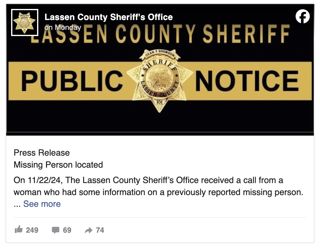 Lassen County Sheriff's Office