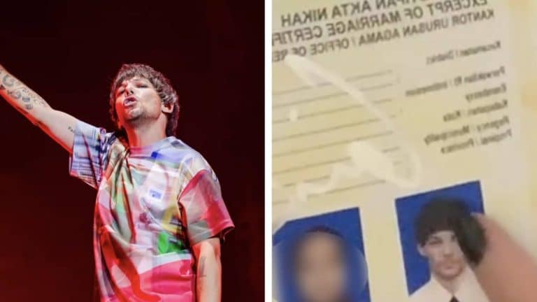 Louis Tomlinson 'se casa' com fã enquanto assina autógrafos