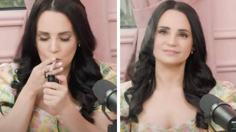 Mulher revela por que está fumando as cinzas do pai